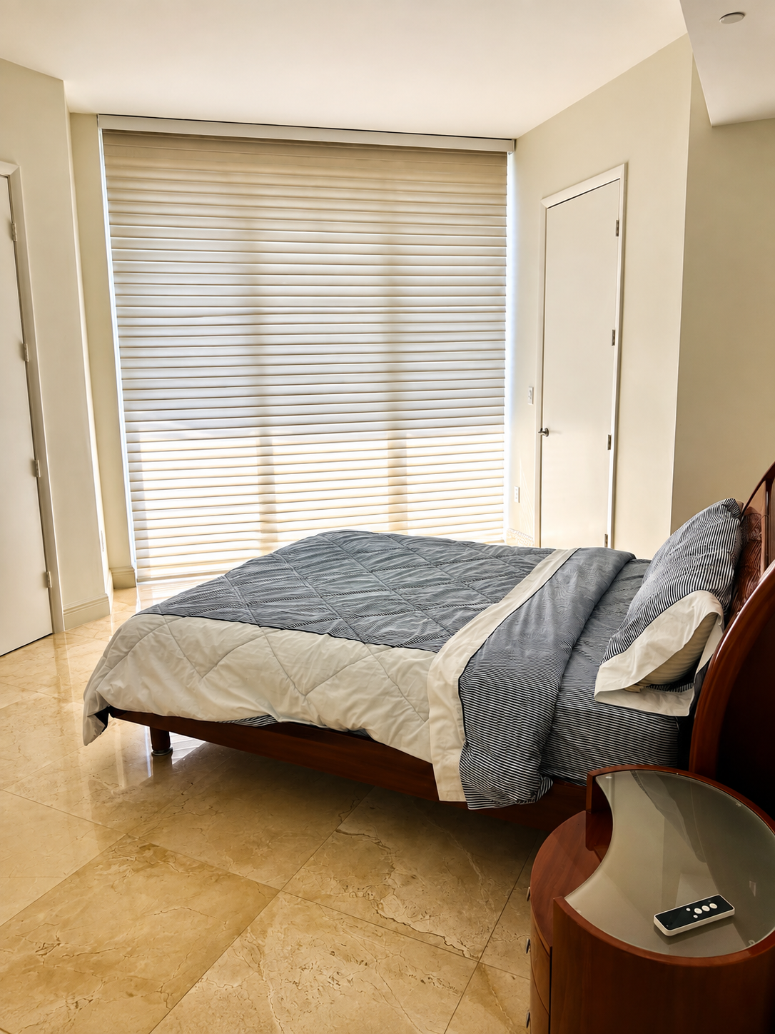 Motorized Shangri-La Shades – Miami Area Installation — completed installation