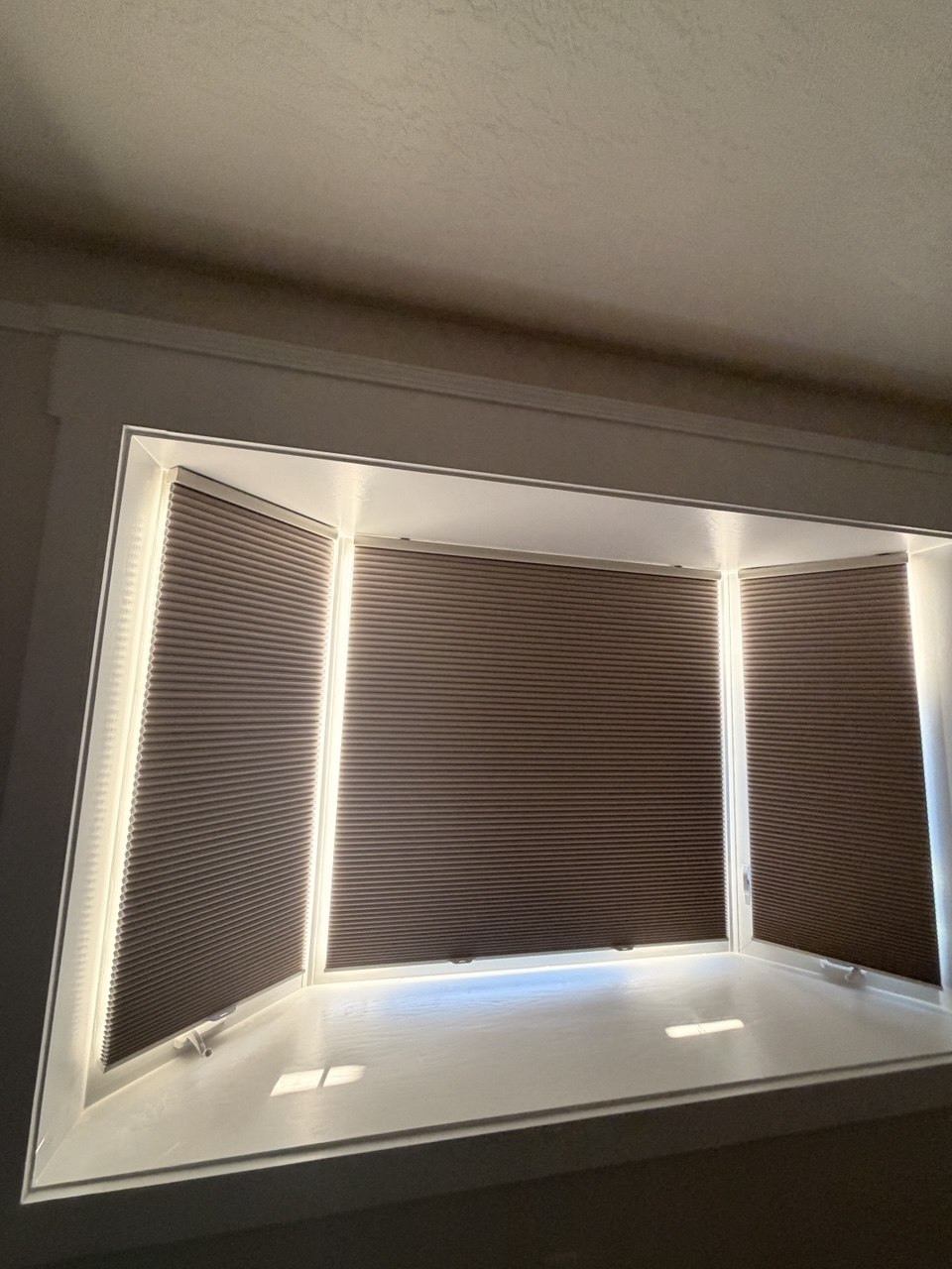 Cellular Honeycomb Shades in Miami Home — completed installation