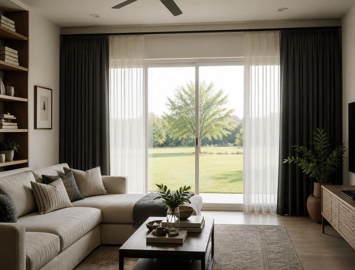 Drapery & Curtains installed in a South Florida home
